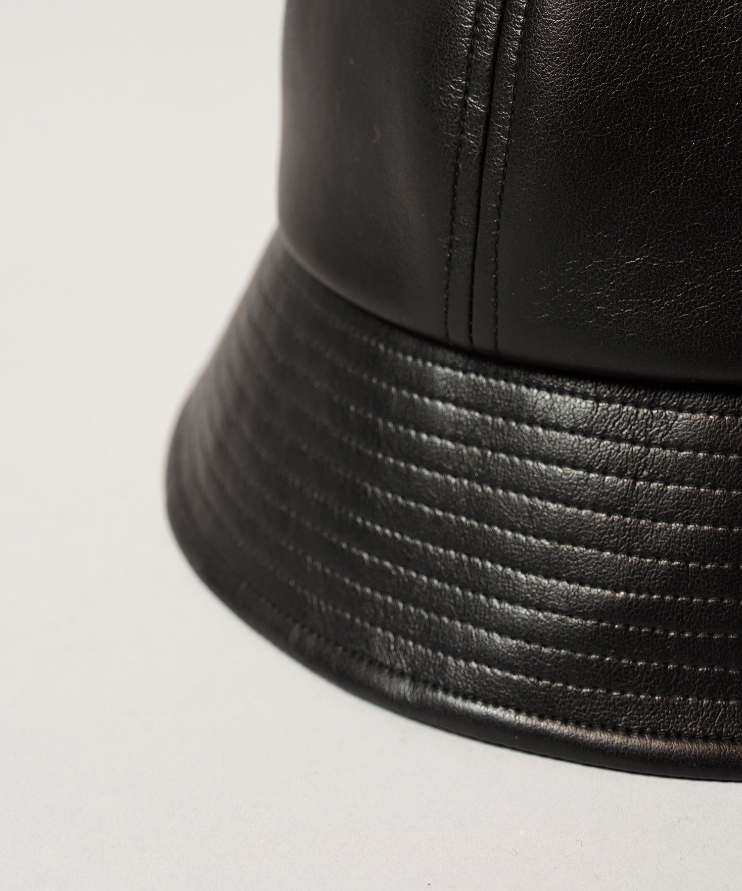 Artificial Leather Metro Hat