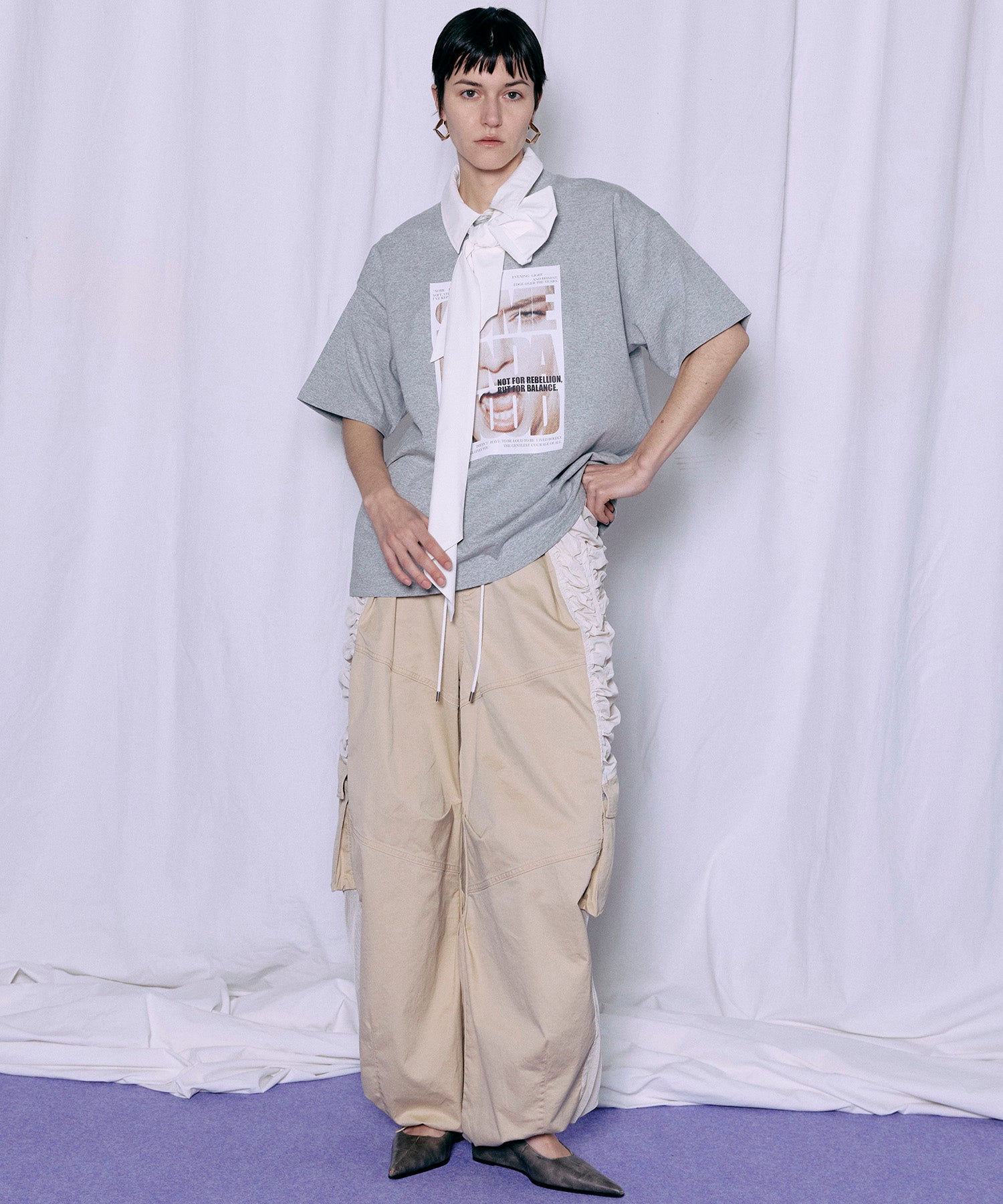 Bicolor Cargo Pants