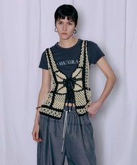 【SALE】Crochet Vest