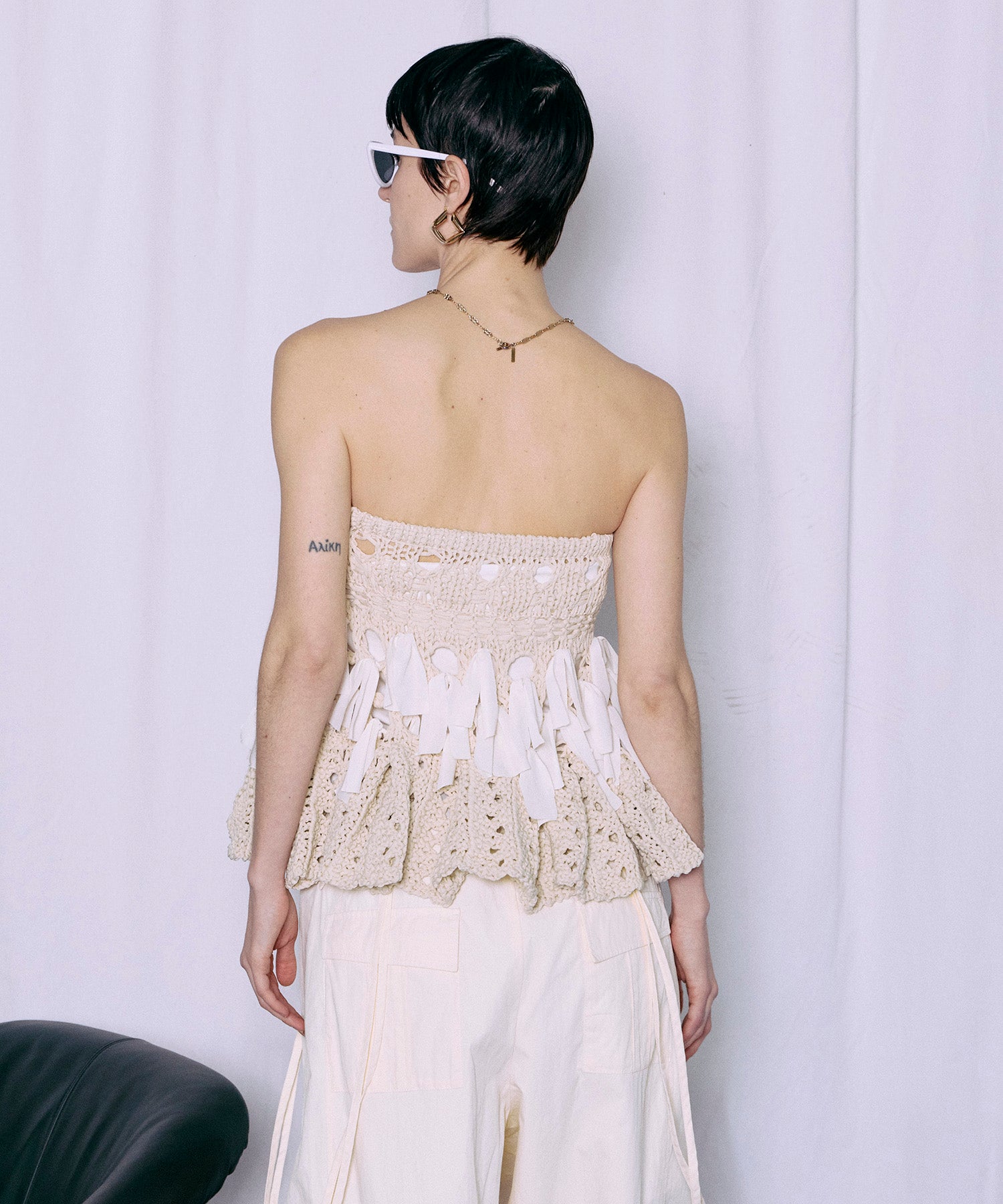 2WAY Knit Flare Bustier