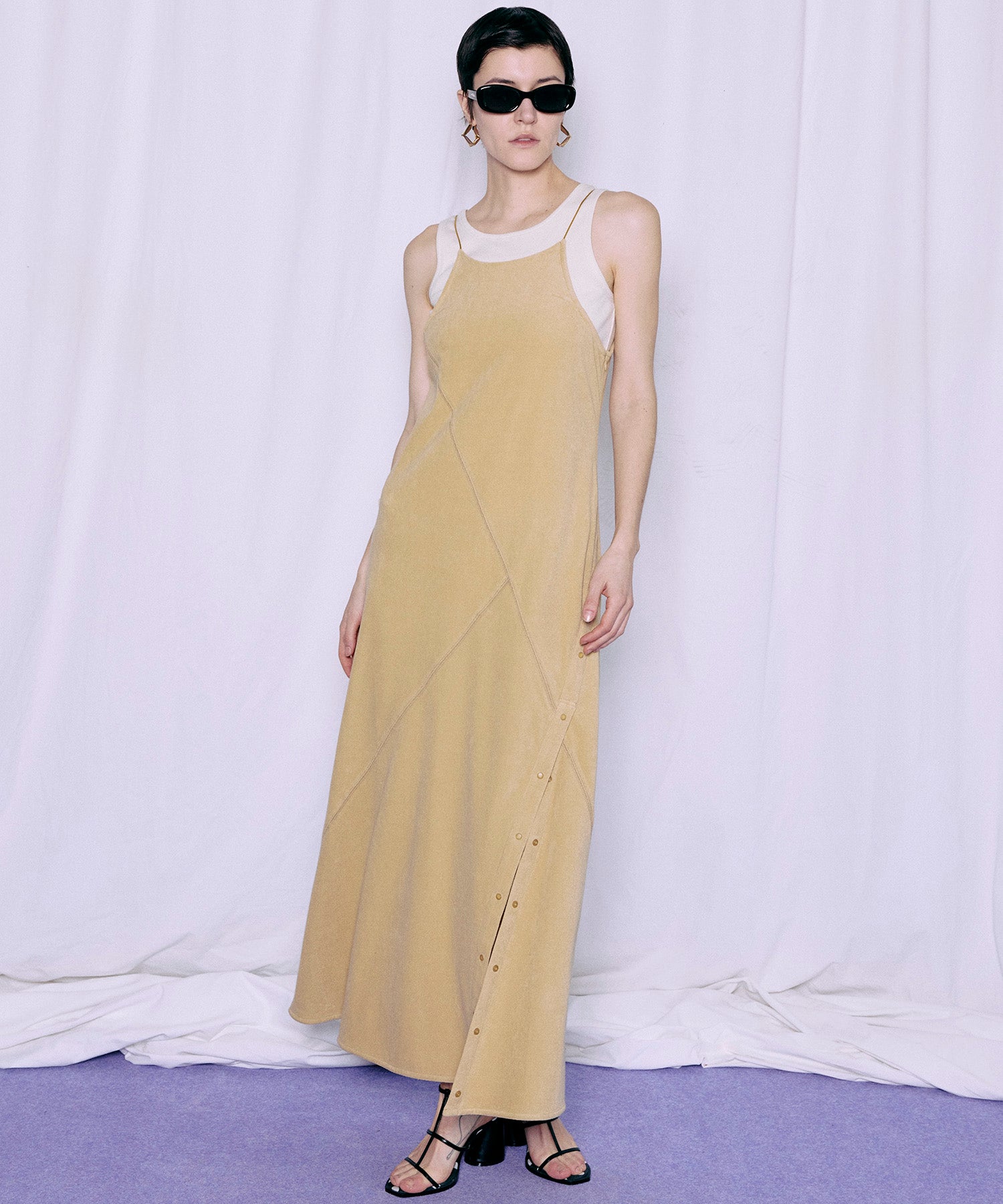 【2026Summer PRE-ORDER】Tank Set Pile Flare Dress