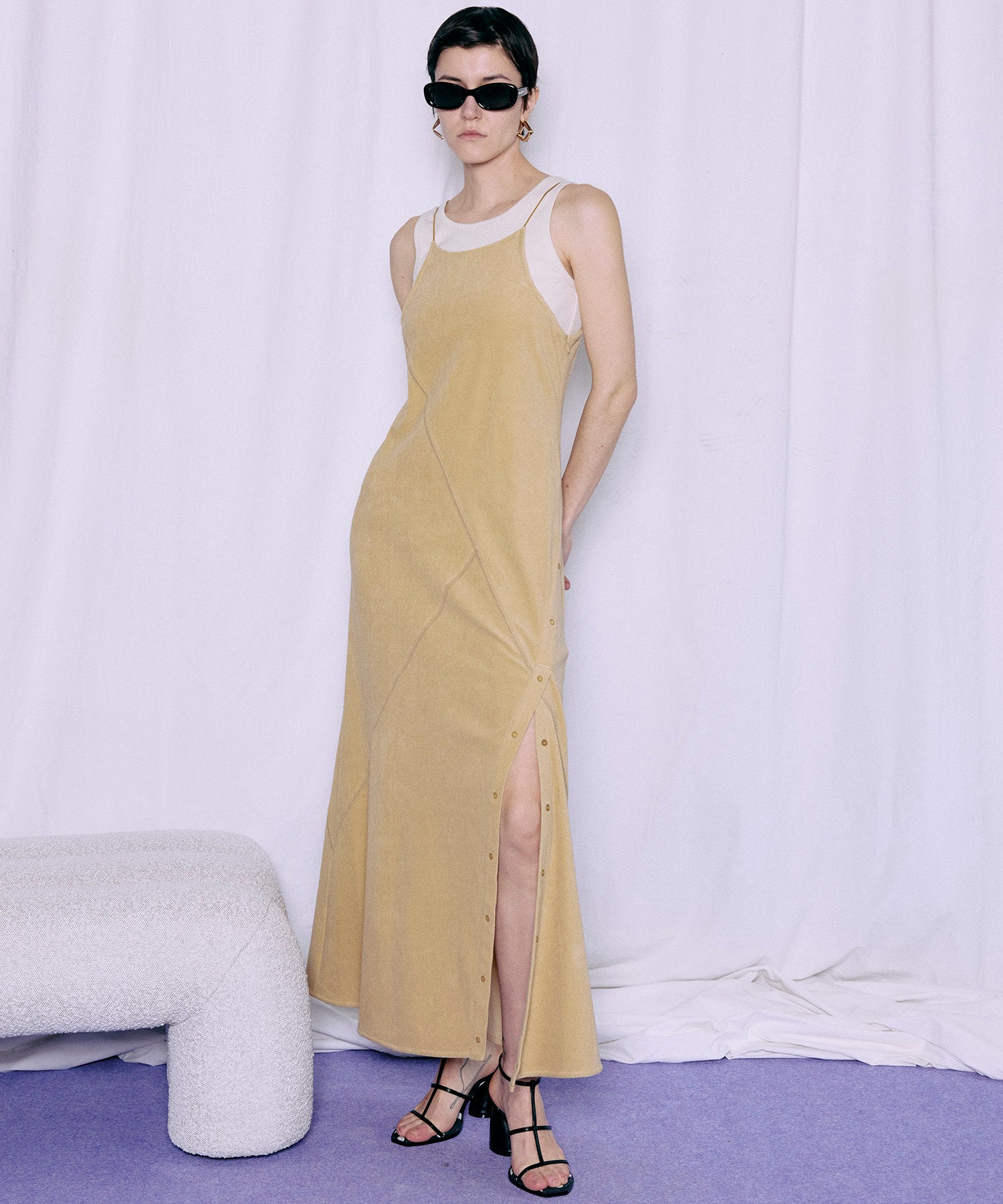 【2026Summer PRE-ORDER】Tank Set Pile Flare Dress
