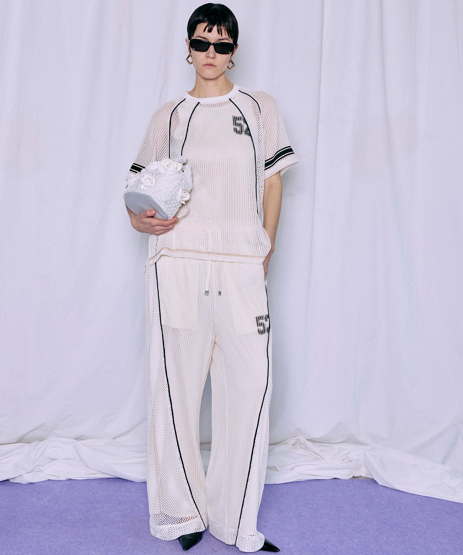Numbering Mesh Pants