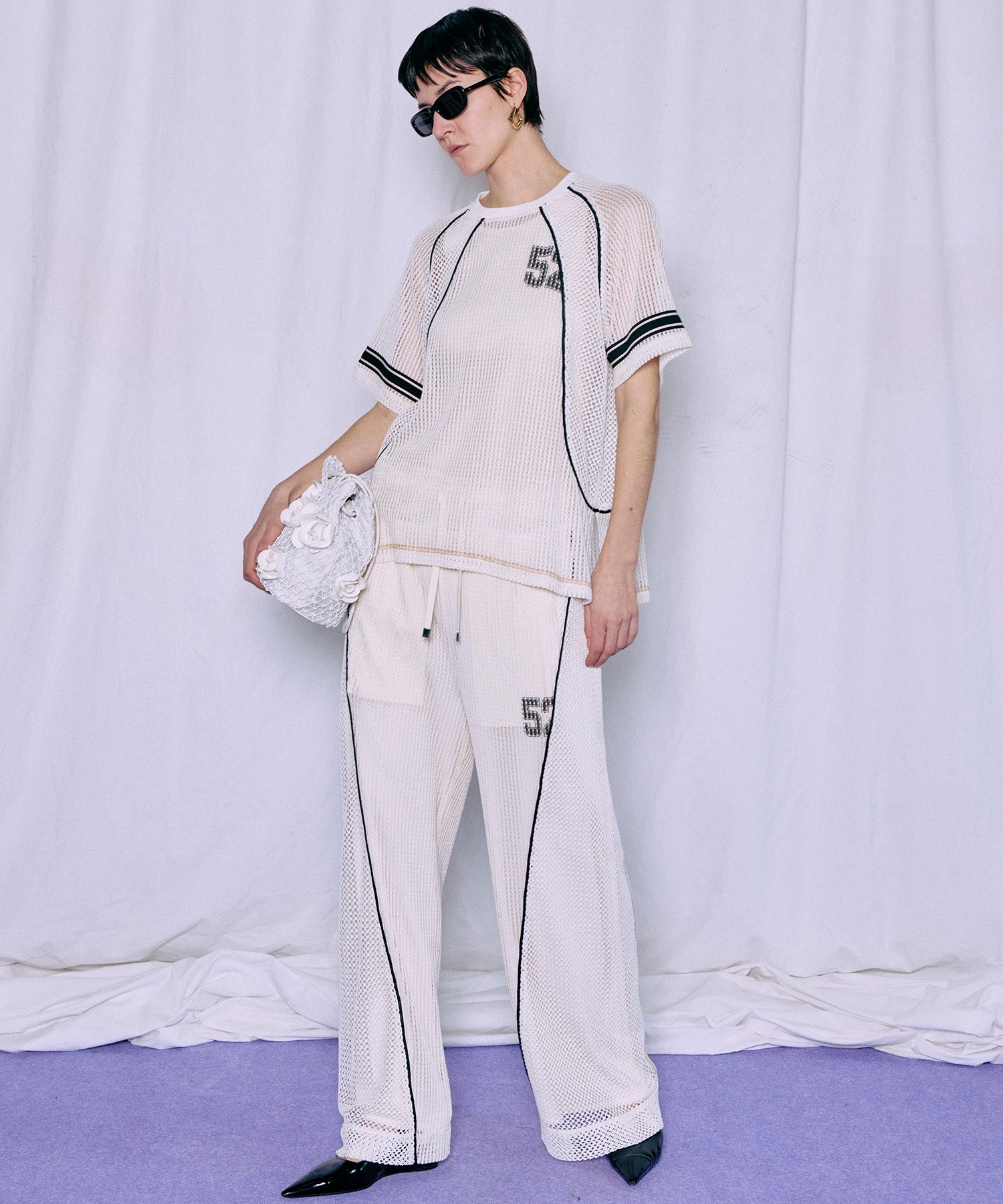 Numbering Mesh Pants