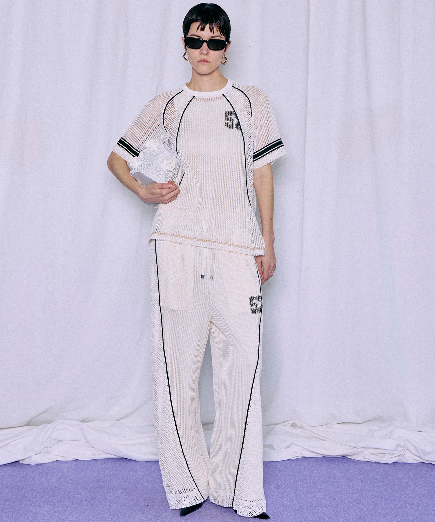 Numbering Mesh Pants