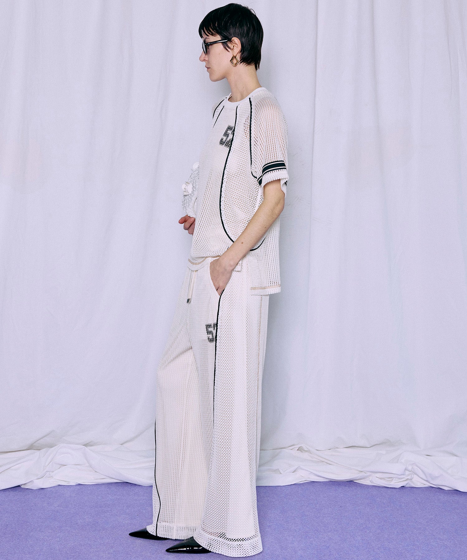 Numbering Mesh Pants