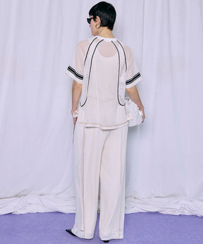 Numbering Mesh Pants