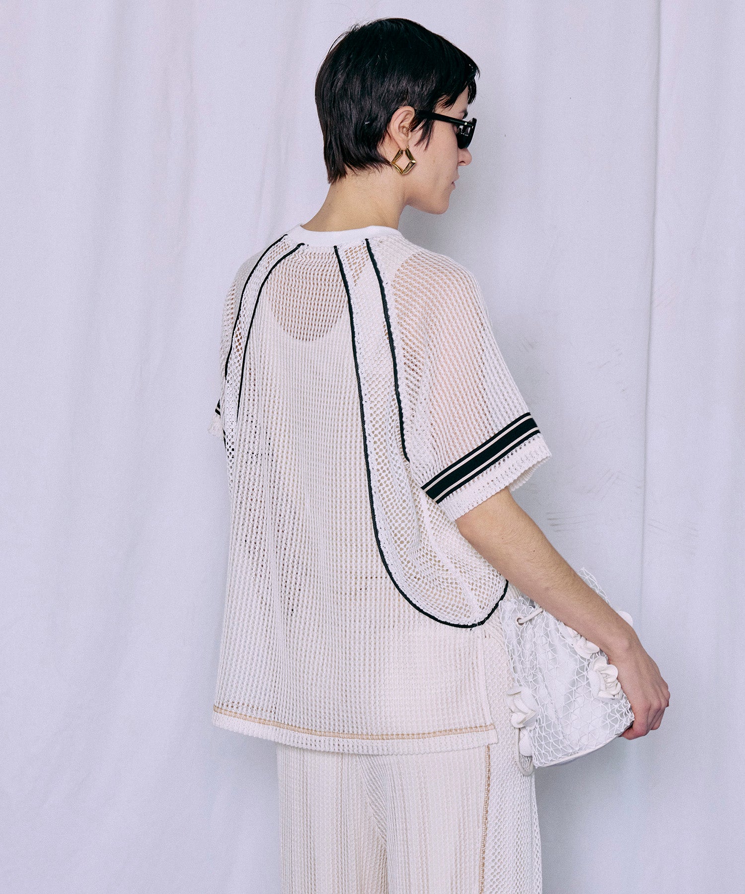 Numbering Mesh T-Shirt