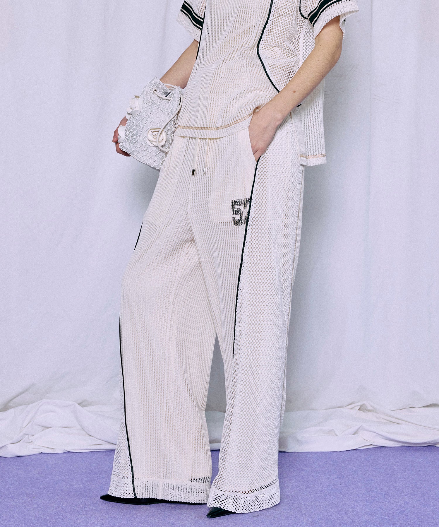 Numbering Mesh Pants