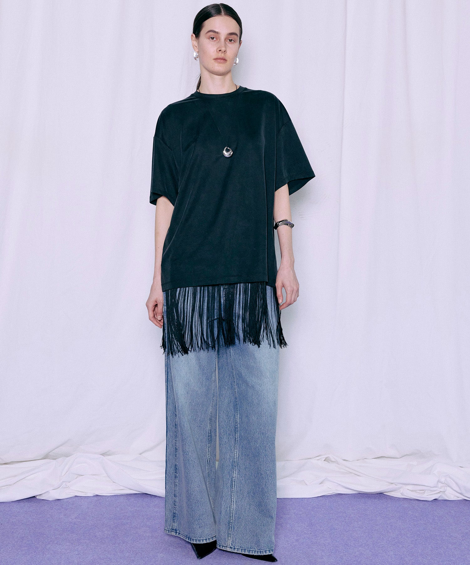 [2026夏季预购] 流苏铜氨纤维平纹布T恤