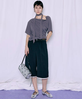 【2026Summer PRE-ORDER】Tulle Layered Midi Pants