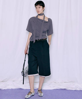 【2026Summer PRE-ORDER】Tulle Layered Midi Pants