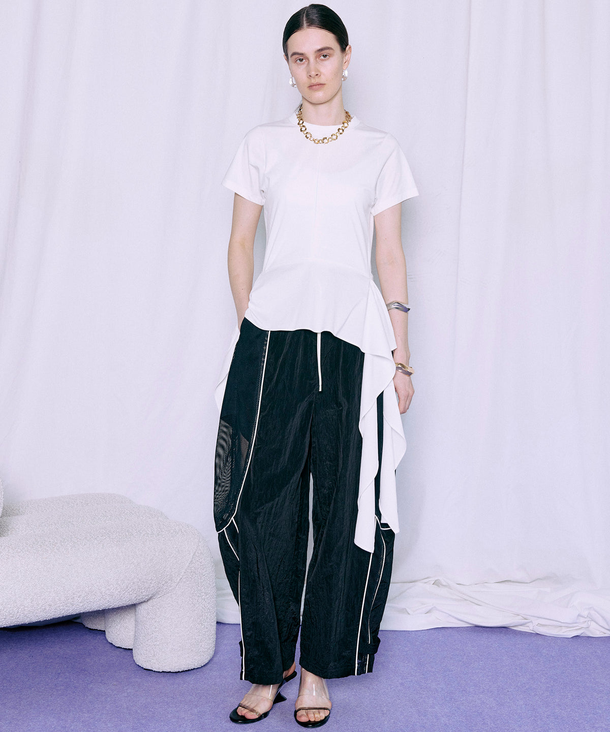 【2026夏季预购】荷叶边下摆T恤