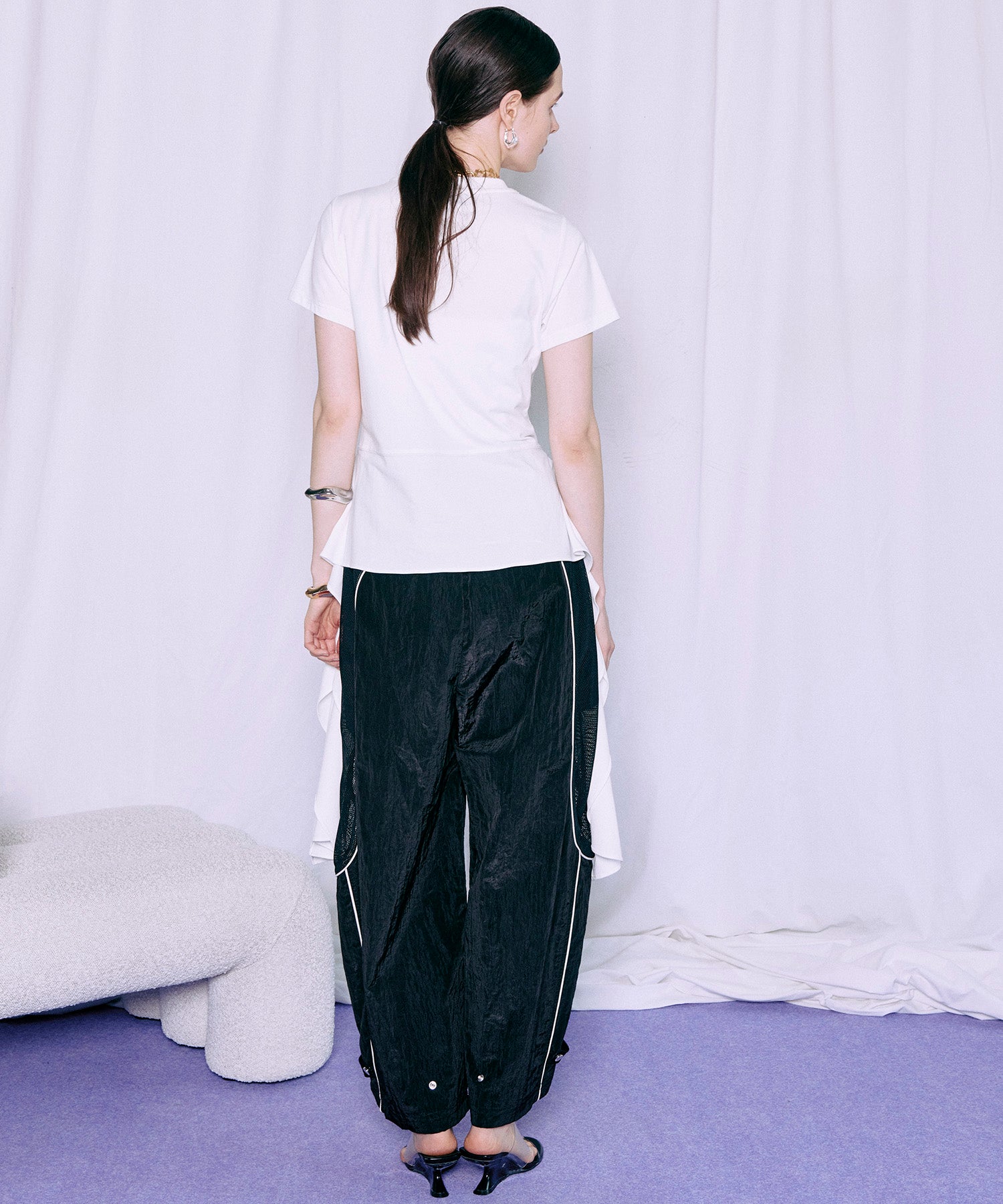 [2026Summer PRE-ORDER]Mesh Sporty Balloon Pants