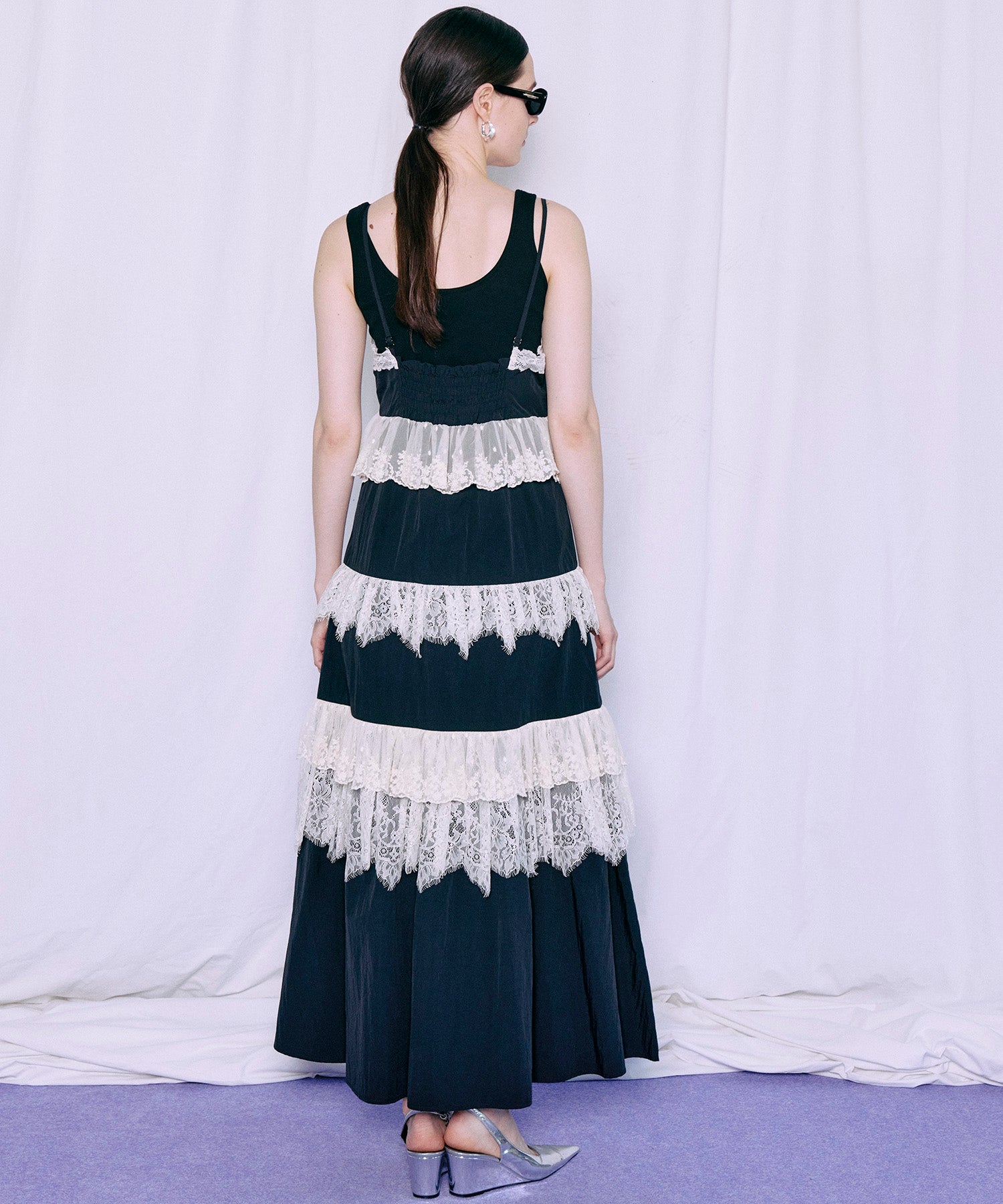 [2026夏季预购] 蕾丝分层吊带连衣裙