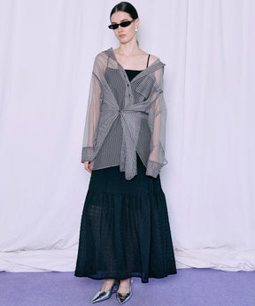 【2026Summer PRE-ORDER】2way Sheer Shirt