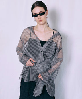 【2026Summer PRE-ORDER】2way Sheer Shirt