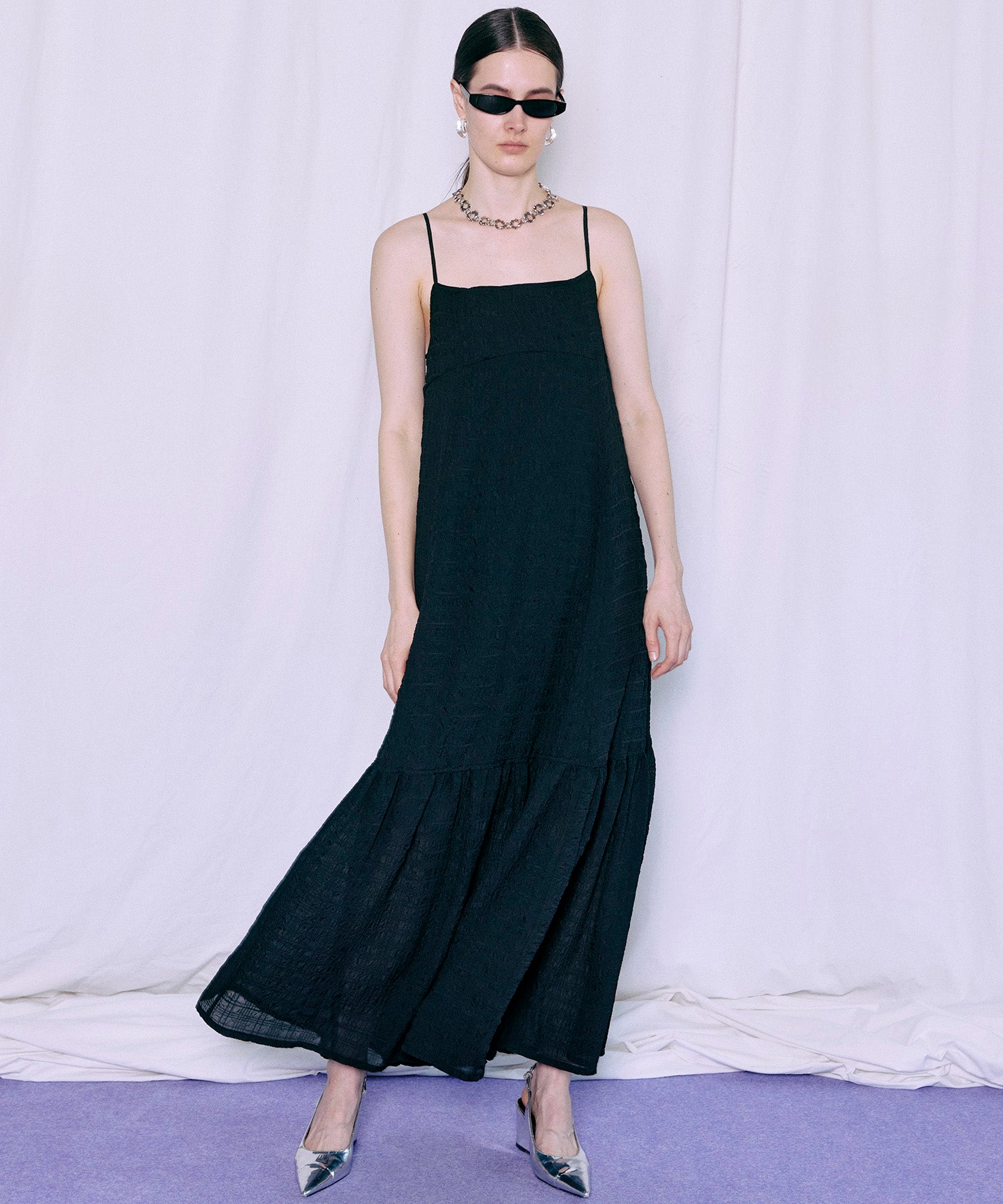 Multi Check Cami Dress