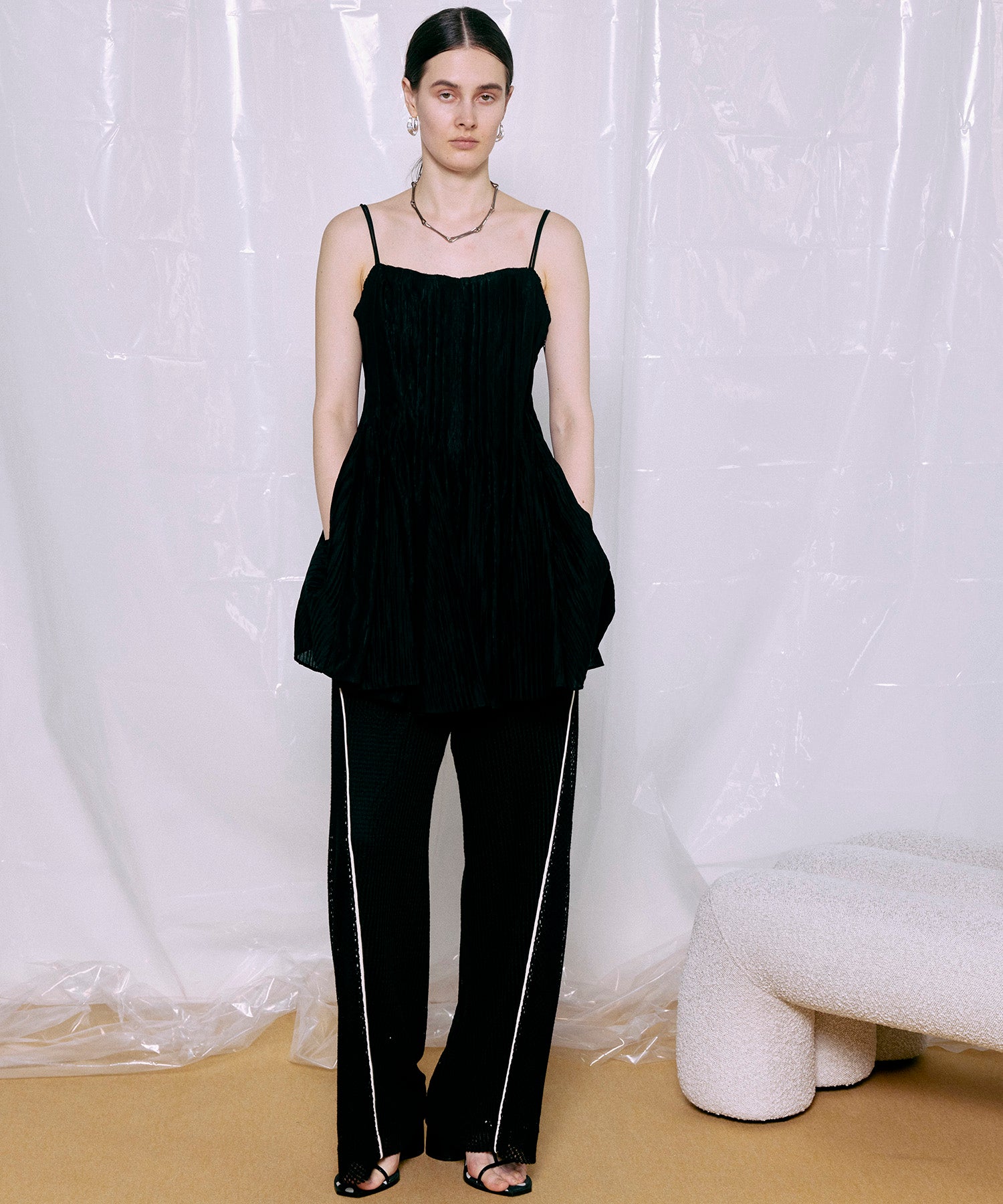 Numbering Mesh Pants