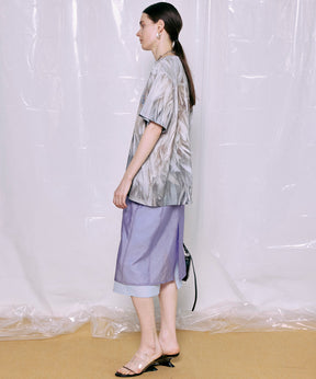 Fabric Photo Over T-Shirt