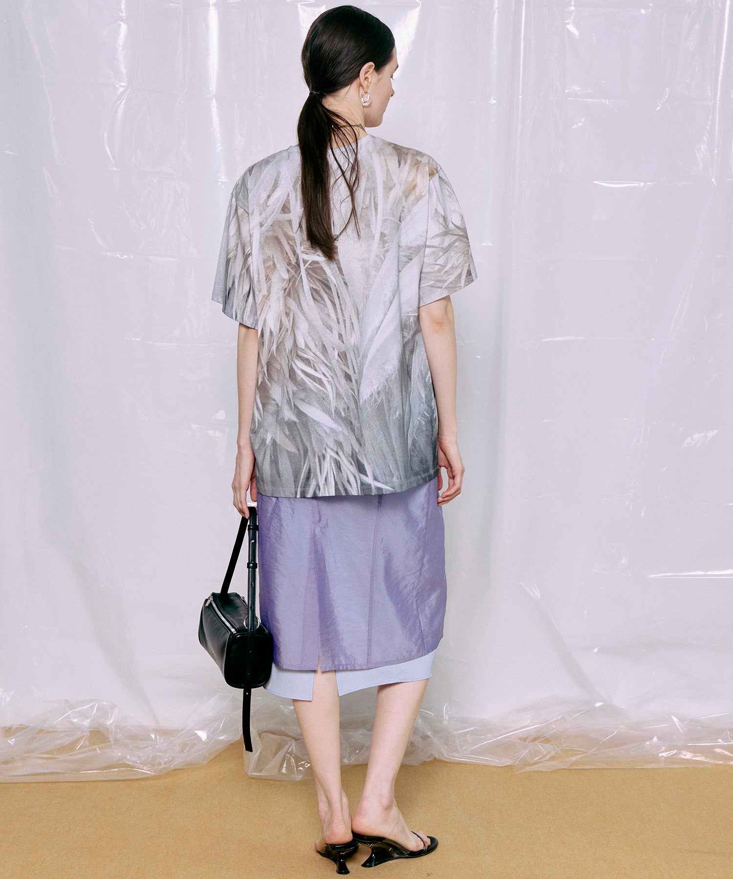 Fabric Photo Over T-Shirt
