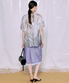 Sheer Layered Color Skirt
