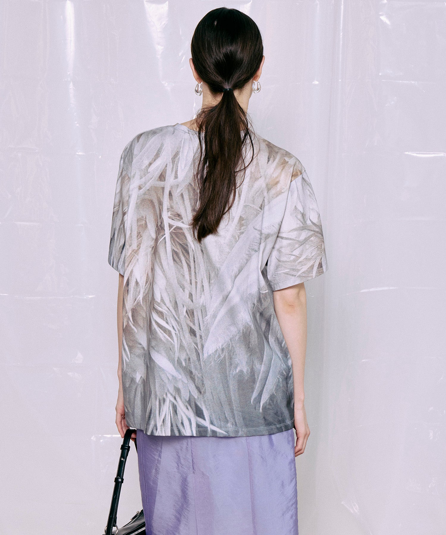 Fabric Photo Over T-Shirt