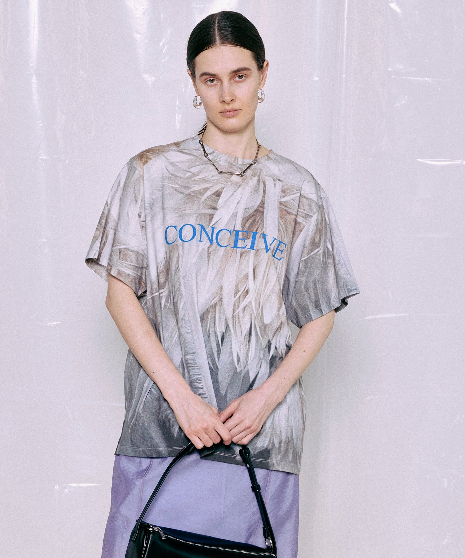 Fabric Photo Over T-Shirt