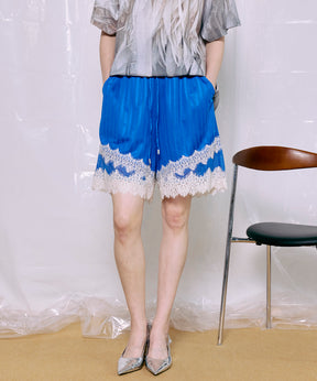 【2026Summer PRE-ORDER】Shadow Stripe Lace Shorts