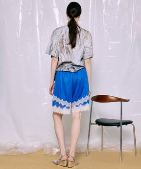 【2026Summer PRE-ORDER】Shadow Stripe Lace Shorts