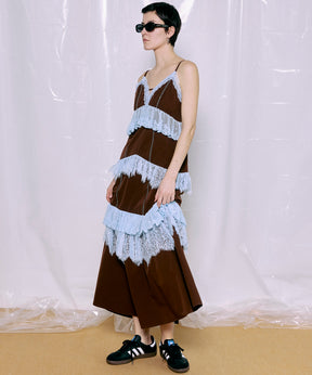 [2026夏季预购] 蕾丝分层吊带连衣裙