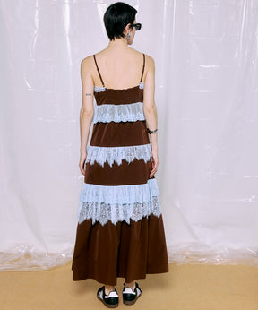 [2026夏季预购] 蕾丝分层吊带连衣裙