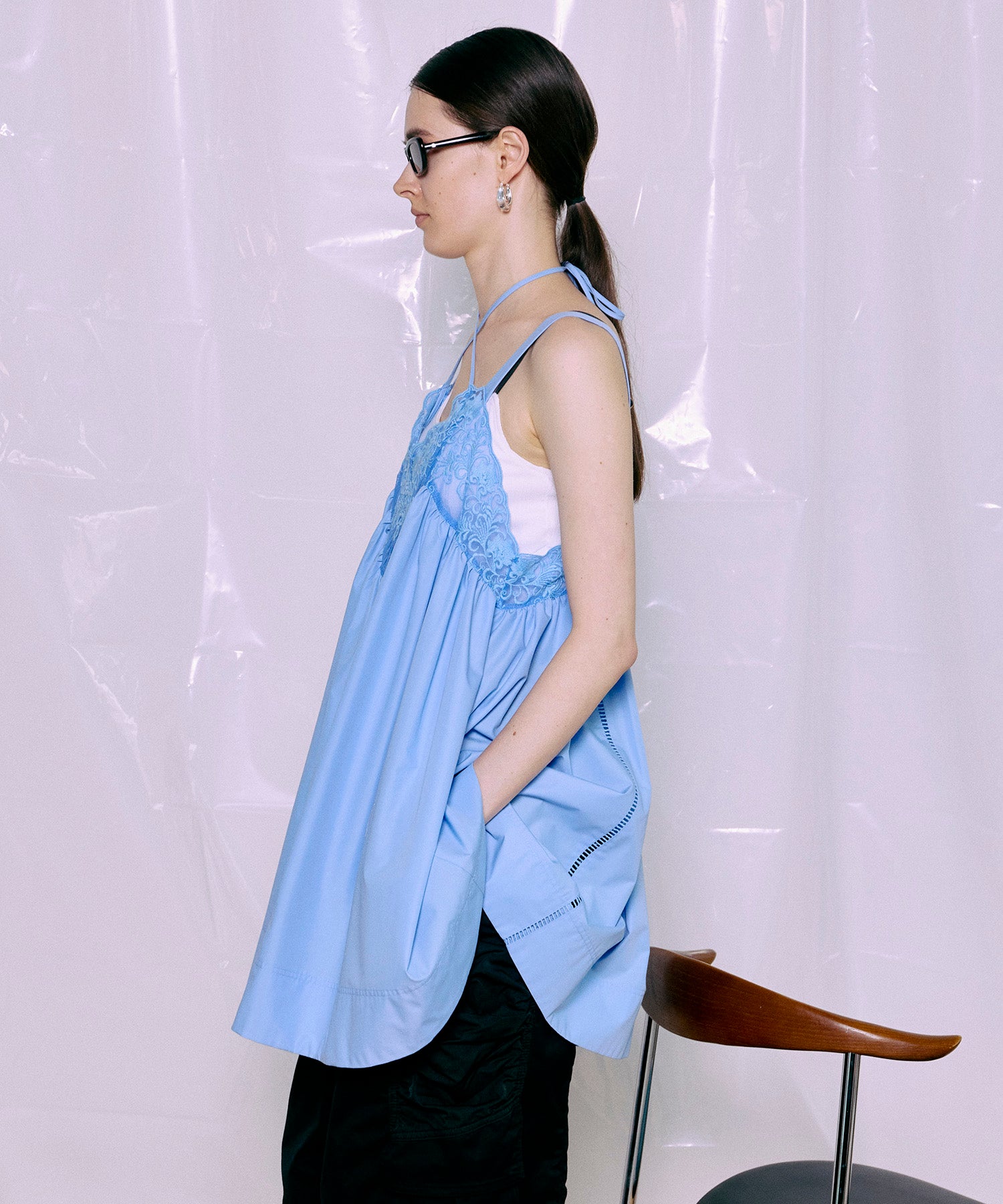 Lace V-Neck Tunic