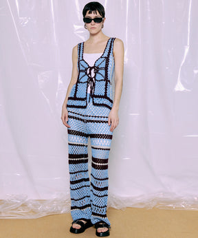 【2026Summer PRE-ORDER】Multi Border Crochet Pants