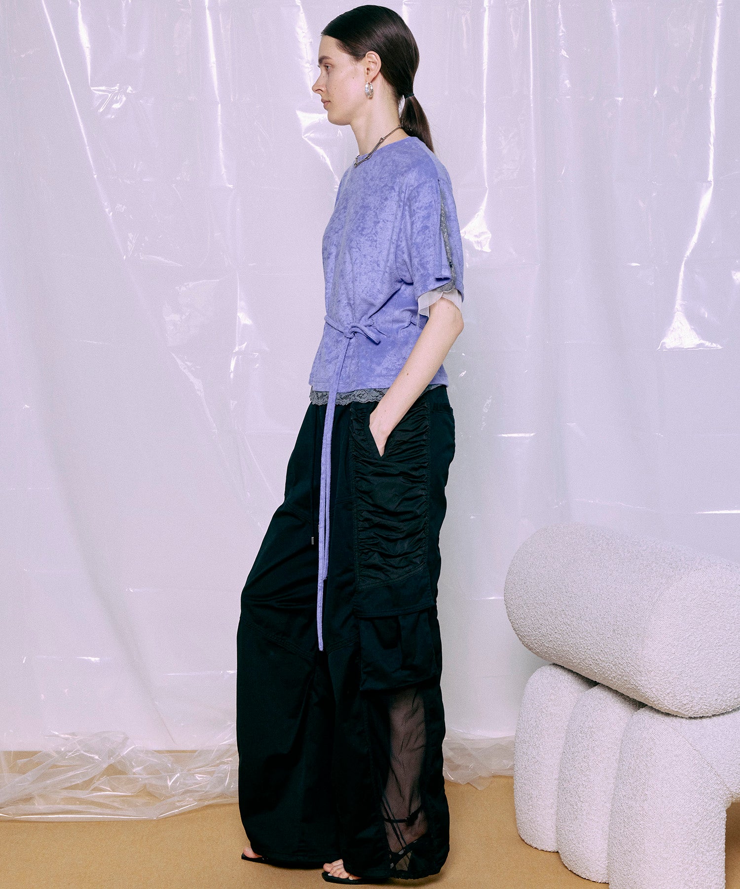 Bicolor Cargo Pants