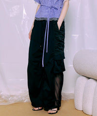 Bicolor Cargo Pants