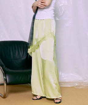 【PRE-ORDER】Wrap Satin Lace Pants