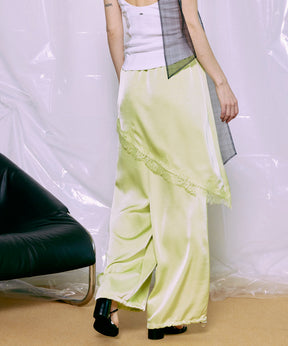 【PRE-ORDER】Wrap Satin Lace Pants