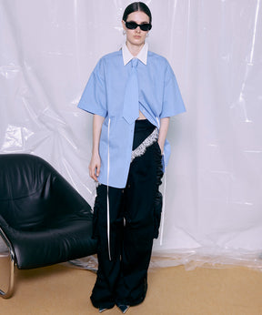 Bicolor Cargo Pants