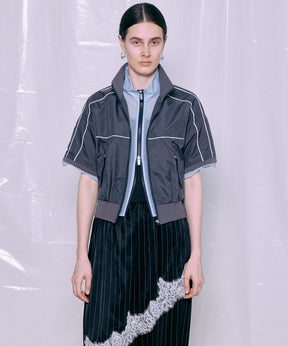 Double Zip Track Blouson