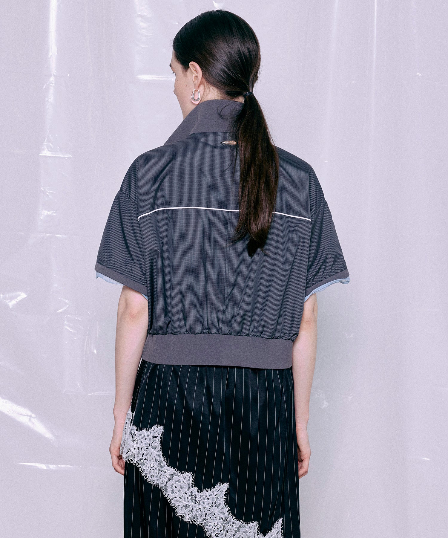 Double Zip Track Blouson