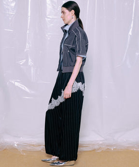 【PRE-ORDER】Wrap Satin Lace Pants