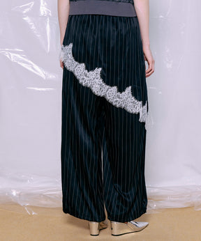 【PRE-ORDER】Wrap Satin Lace Pants