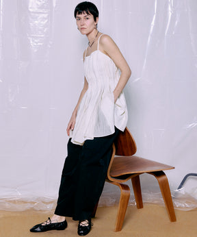 Tuck Cocoon Color Pants