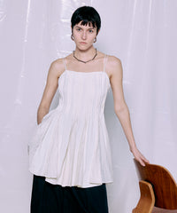 Knife Pleat Mini Dress