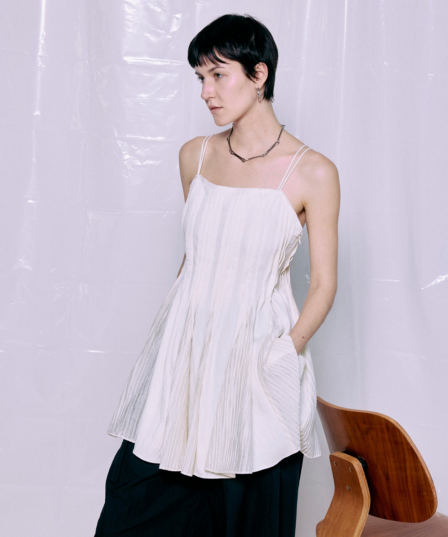 [2026Summer PRE-ORDER] Knife Pleat Mini Dress