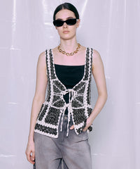 【SALE】Crochet Vest