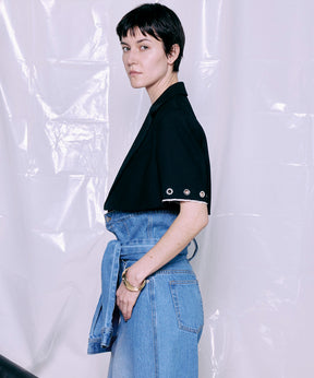 Eyelet Short Jacket