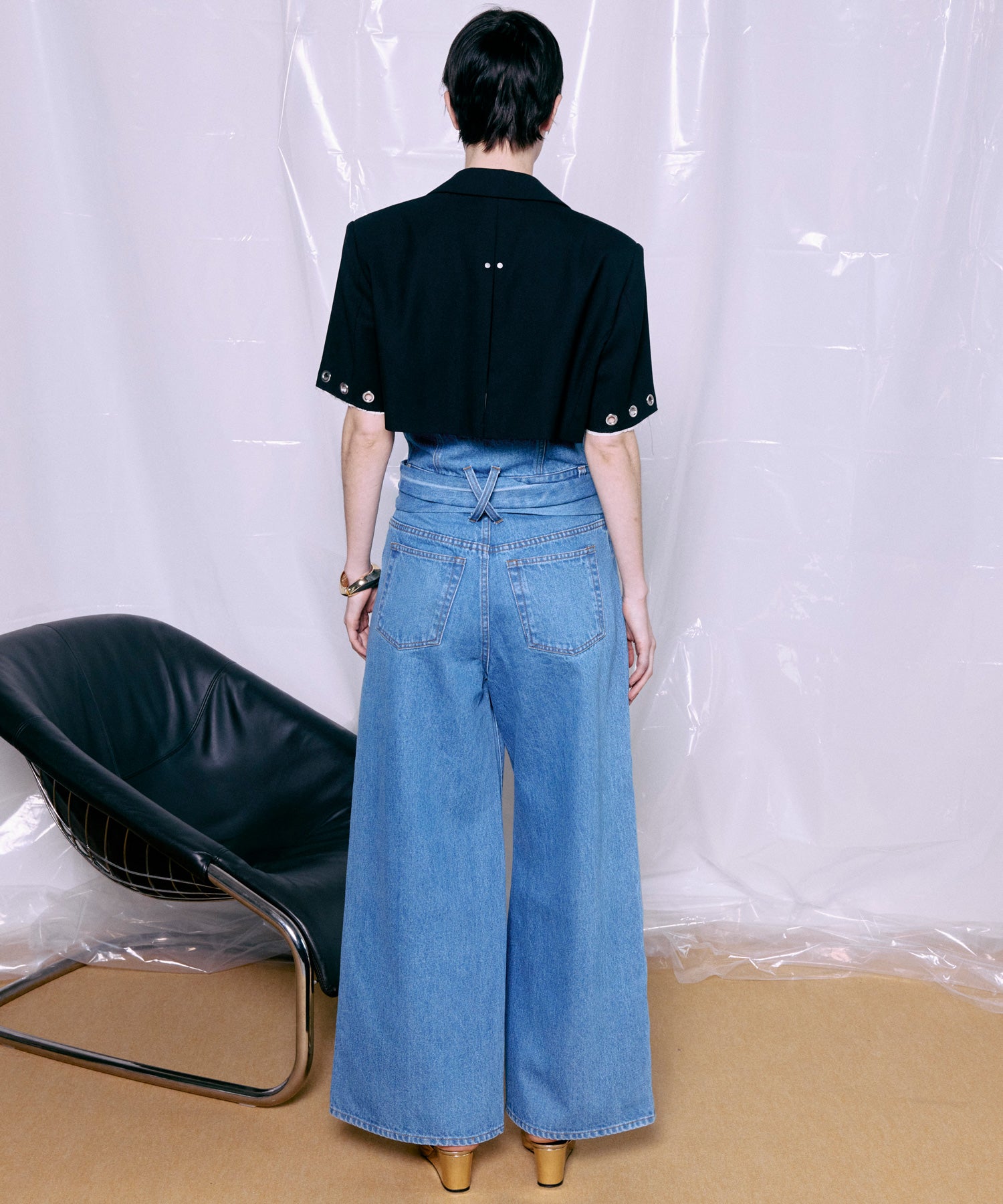 【2026Summer PRE-ORDER】2WAY High-Waist Wide Denim