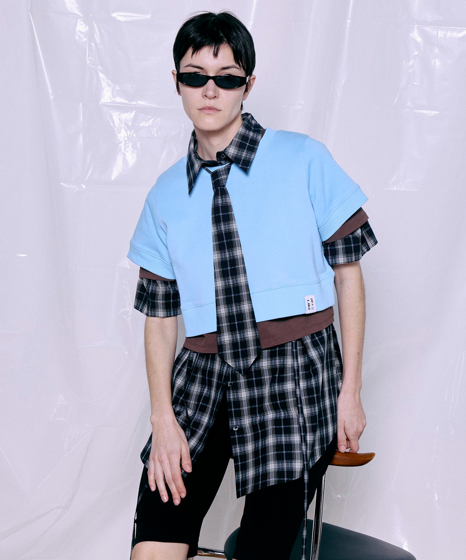 French Terry Layered Set T-Shirt